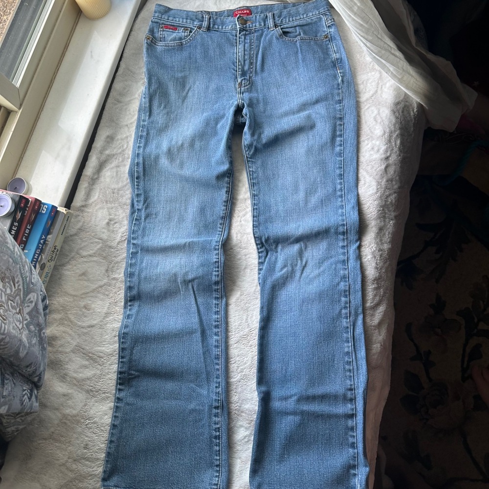 Cowgirl Light Wash Straight Leg Blue Jeans Y2K Grunge